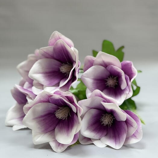 Магнолия букет 7 голов розовая