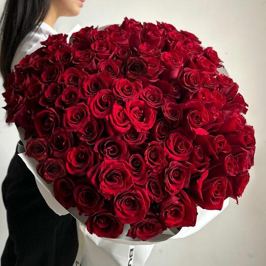 Букет "101 метровая роза"