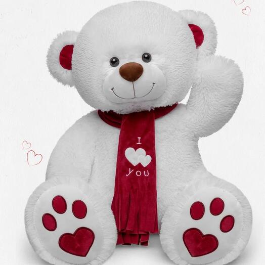 Медведь "I love you"
