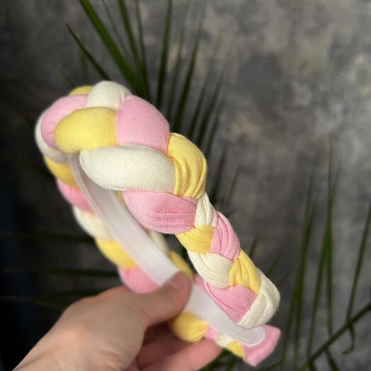 Ободок для волос "Пина колада"