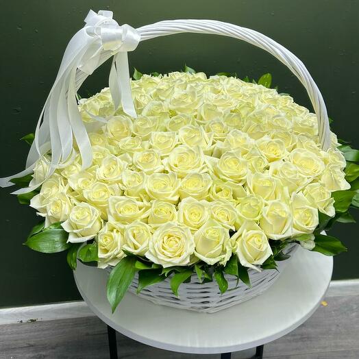 101 роза в корзине ♥️