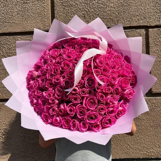 Букет из 101 розы Chantal Barbie