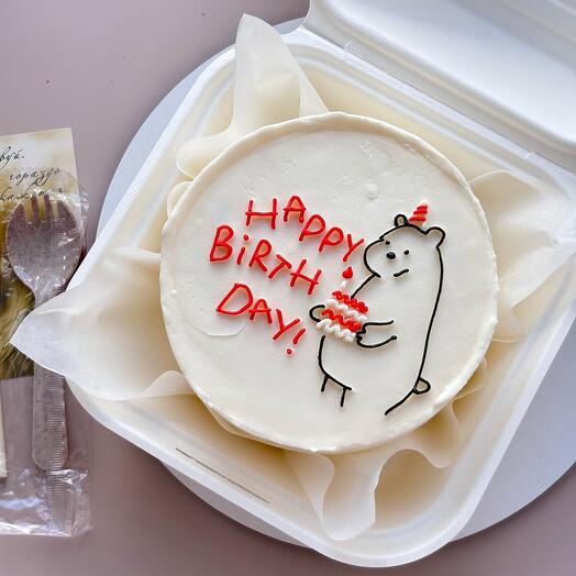 Бенто- торт "Happy Birthday"