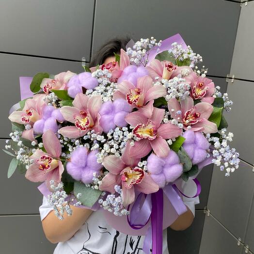 Орхидеи в шляпной коробке 💜💜