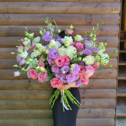 Большой букет из эустом *специальная цена | бесплатная упаковка по желанию