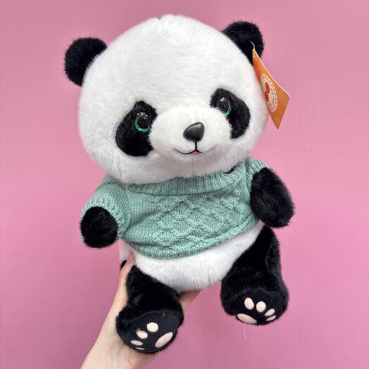 Мягкая игрушка Панда в кофточке