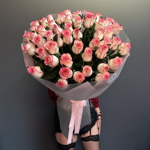 Букет из 51 розы «Джумилия»