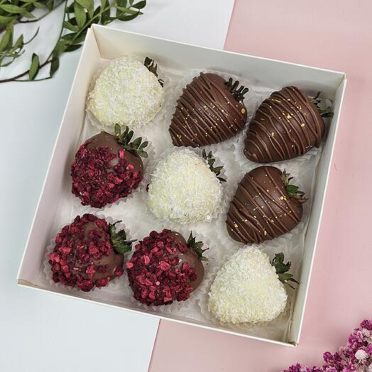 Набор клубники в шоколаде "Chocolove 9"