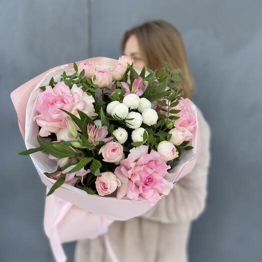 Букет розовый