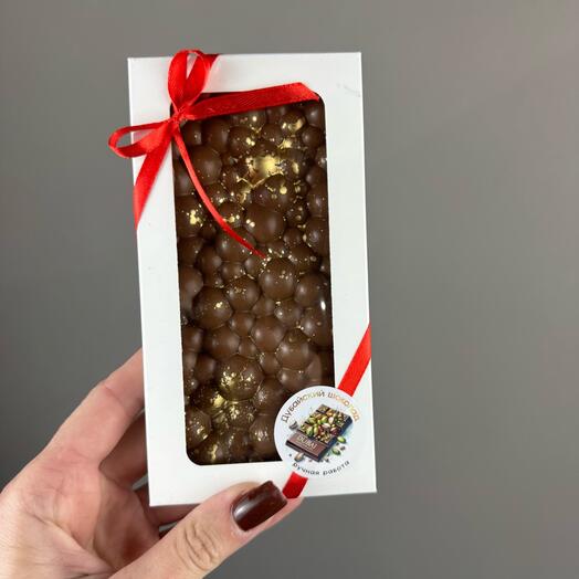 Плитка дубайского шоколада Пузырики