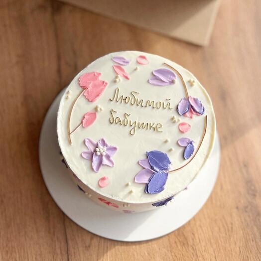 Торт любимой бабушке на 8 марта