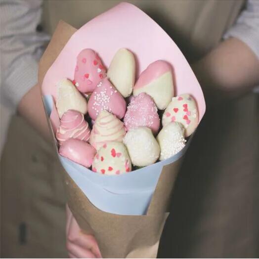 Букет клубника в шоколаде💕, 13 штук