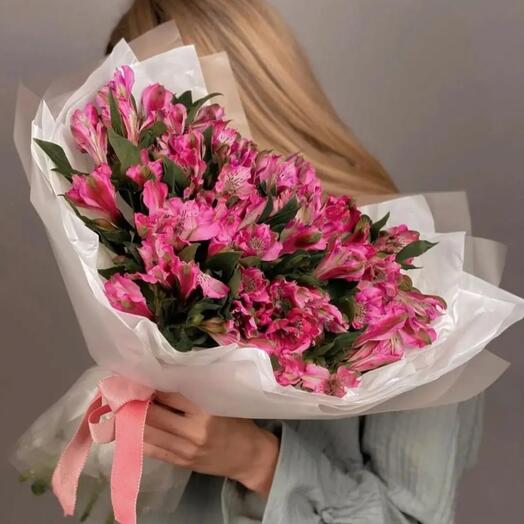 Букет альстра яркий 17