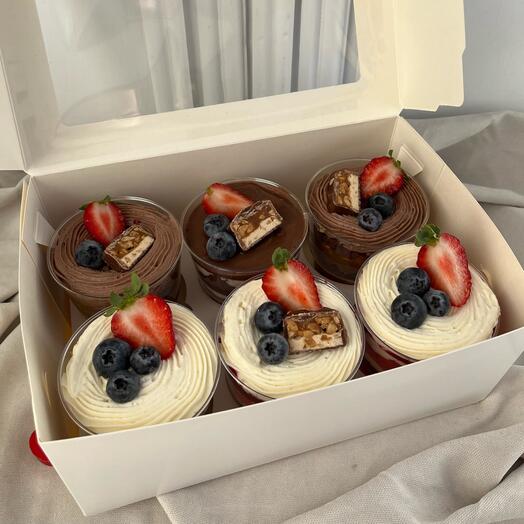 Набор для мамы с днем рождения для мужа для любимой папе маме в подарок трайфл десерты капкейки фуршет корпоратив