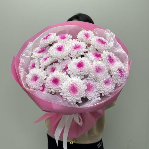 Букет из хризантем кустовых