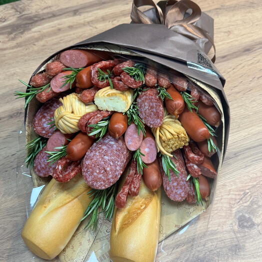 Мужской букет с колбасками 🍖