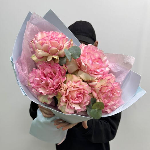 Rosas de red rosa