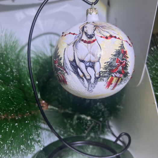 Новогодний шар SWAROVSKI "Сказочная мелодия" (2574)