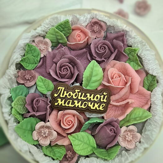 Набор из шоколада "Цветы Любимой Мамочке (розы)"