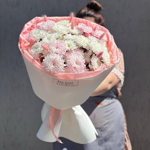 Нежные хризантемы кустовые
