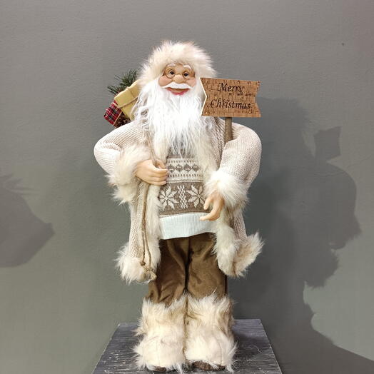 Дед мороз в белом наряде