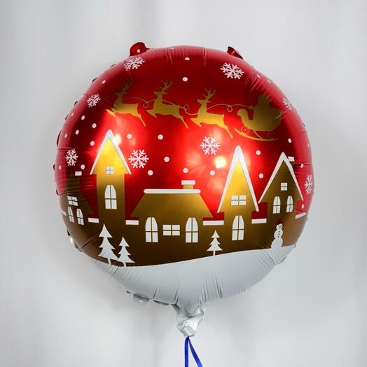 Воздушный шар Новый год гелий. Helium balloon Happy new year