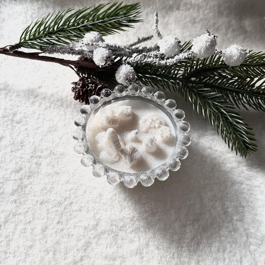 Свеча для массажа ароматизированная «Новогодний леденец» 100мл