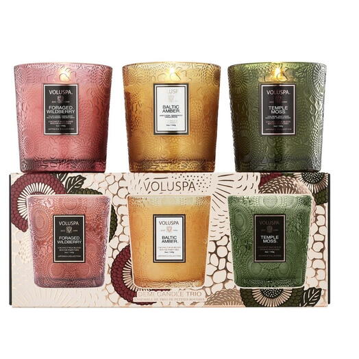 Set for man 3 candles «Voluspa»