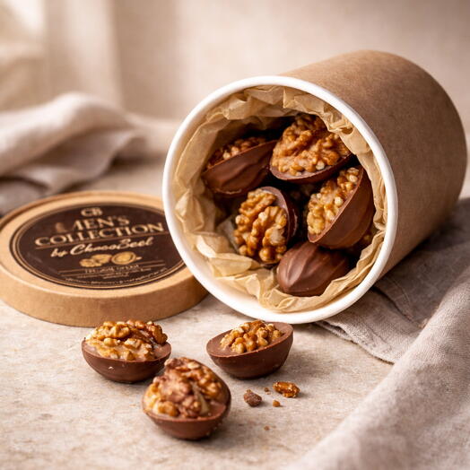 🥜 Шоколад с грецким орехом | Men s Collection by ChocoBelle