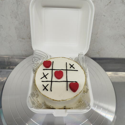 Бенто торт Крестики Нолики