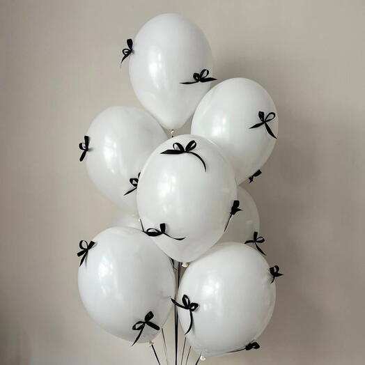 Кульки з бантиками 10шт