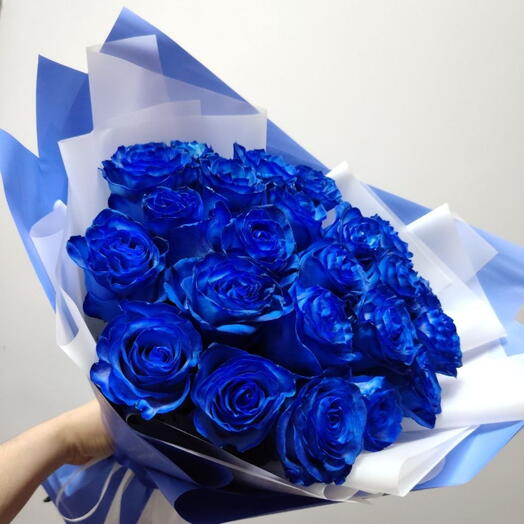Bouquet Of Blue Roses