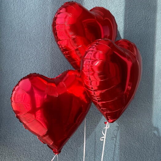 Красные сердца