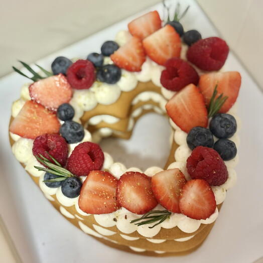 Торт сердце медовое торт