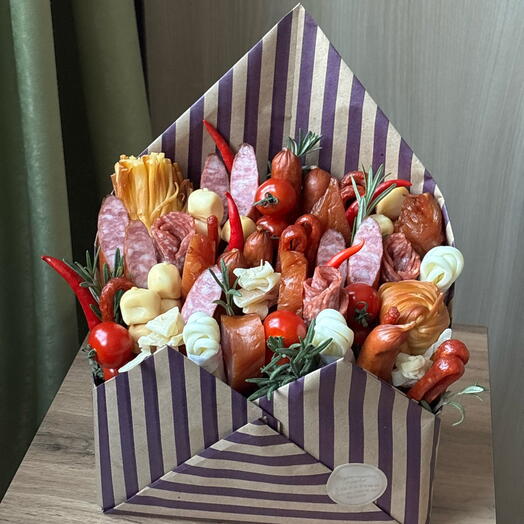 Большой мясной конверт для босса, папы, мужа
