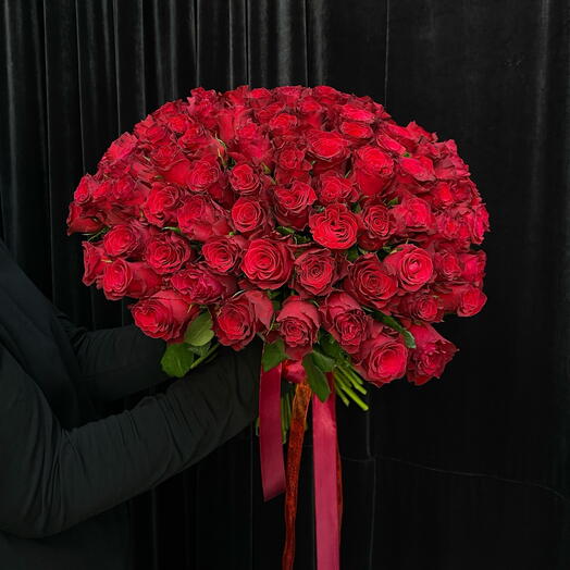 101 красная роза кения