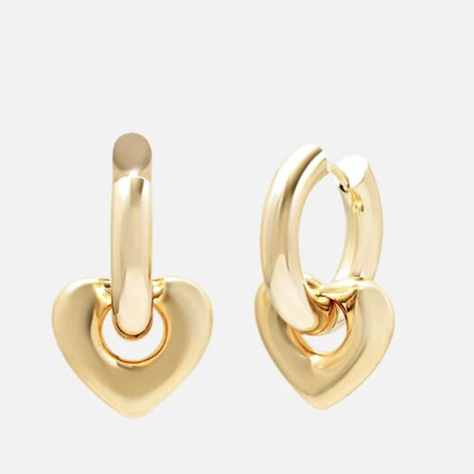 Серьги gold love