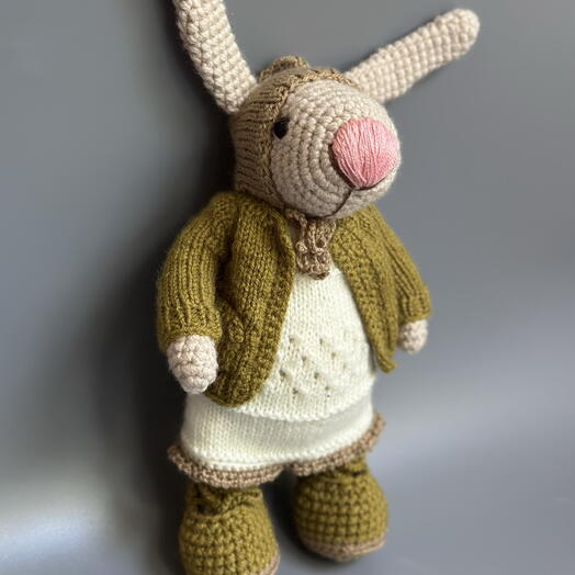Малышка-кролик ручной работы