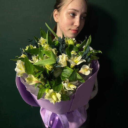 Моно букет из альстромерии💗