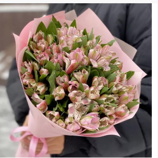 🌸 Букет из 15 альстромерий