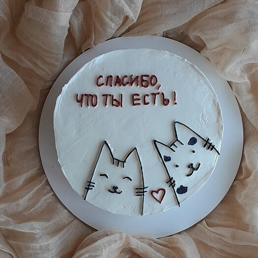 Бенто-торт Спасибо