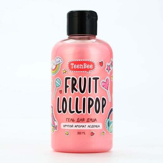 Гель для душа "Fruit Lollipop" с ароматом леденца TeenBee, 300 мл