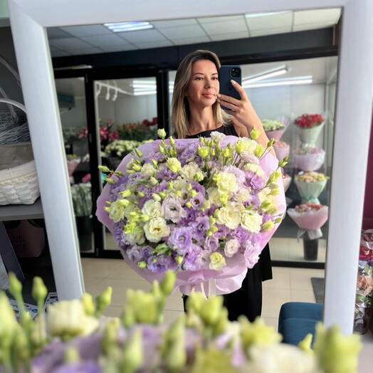 Букет из эустомы 💜