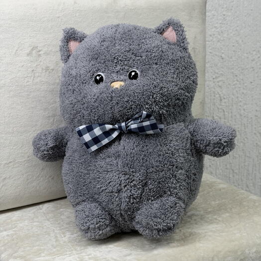 Игрушка Котик серый