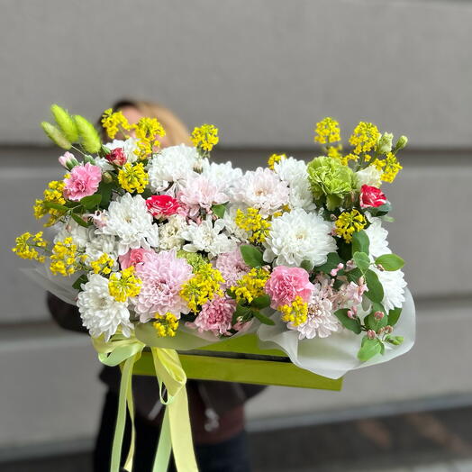 Композиция «У бабушки в саду» 🥰💛невероятно ароматная 🍯 красочная 💚 для любого повода ️🌼