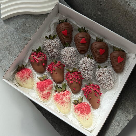 Клубника в шоколаде набор 16🍓