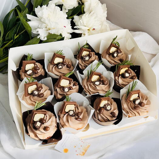 Капкейки ассорти 12 шт
