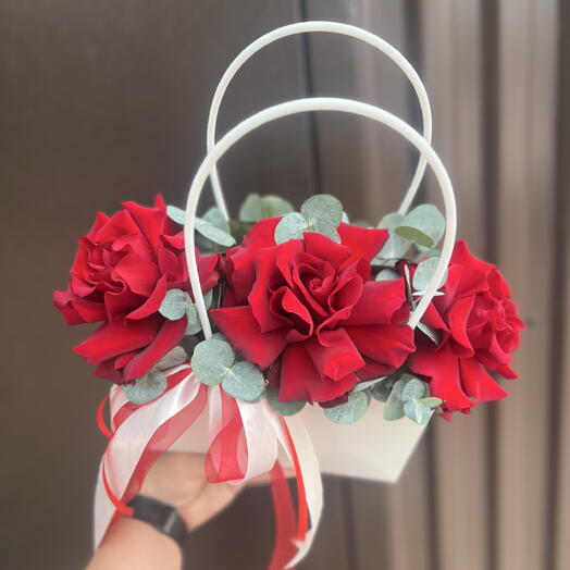 Стильная сумочка с французской розой ‘Флёр
