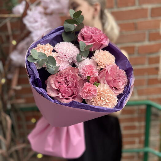 Букет «Пионовидные грёзы» 🤤💖