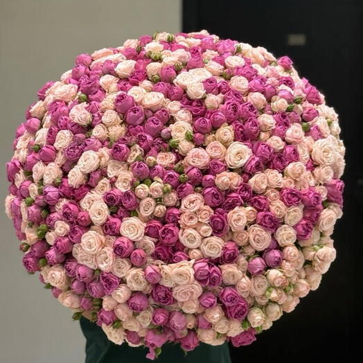 Микс кустовых роз